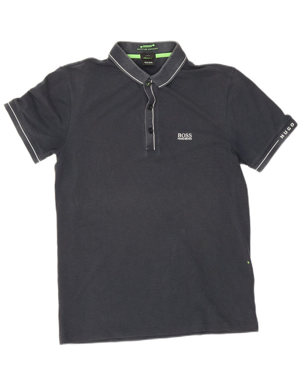 Hugo Boss Hombre Polo Slim Fit Algodón Azul Marino Pequeño