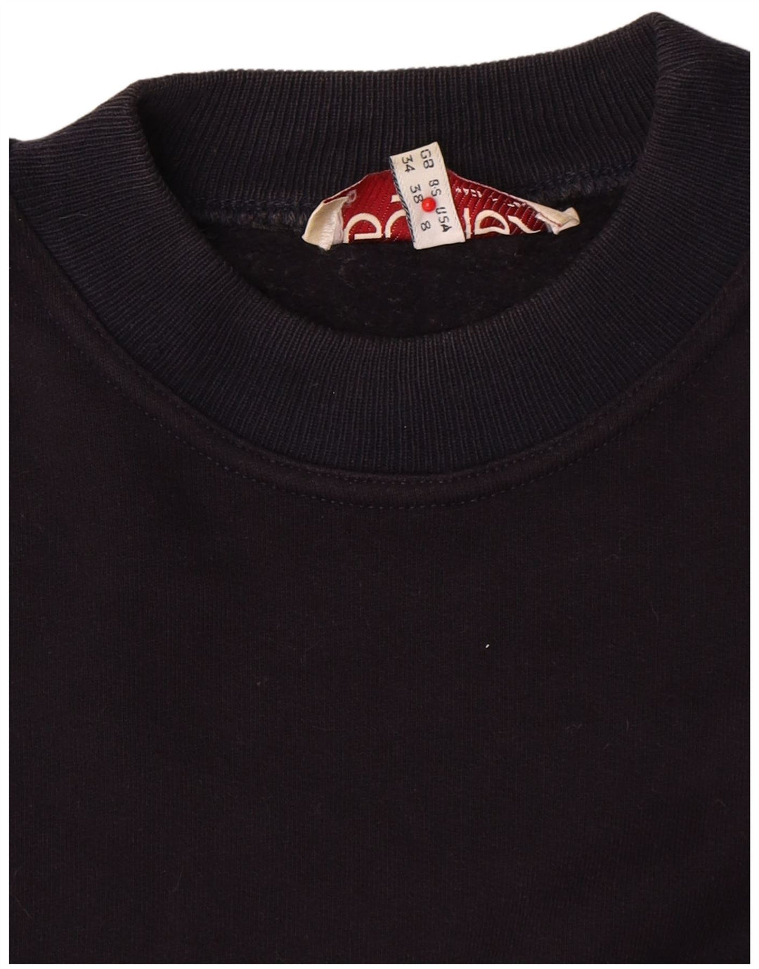 Byblos - Sudadera corta de gran tamaño para mujer, talla 8, color azul marino