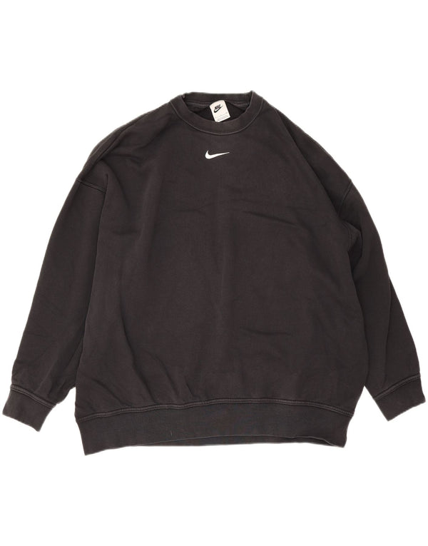 Nike - Sudadera holgada para hombre (talla pequeña), color negro