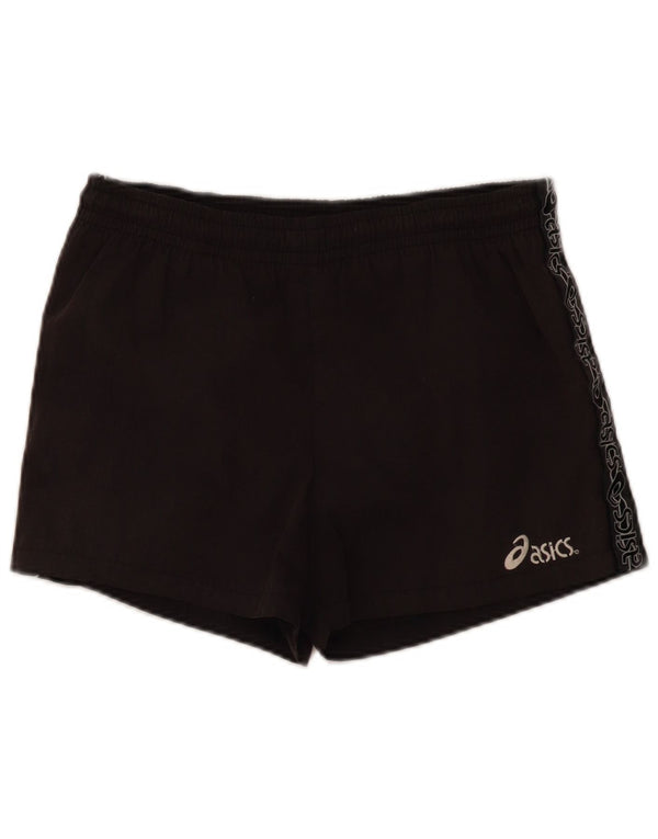 Asics Mens Graphic Swim Shorts Pequeño Negro