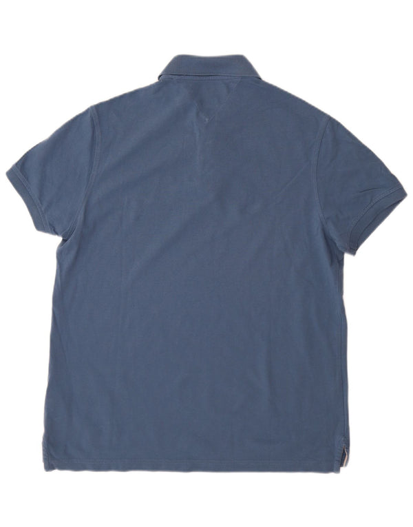 TOMMY HILFIGER Polo Regular Fit para Hombre Algodón Azul Pequeño