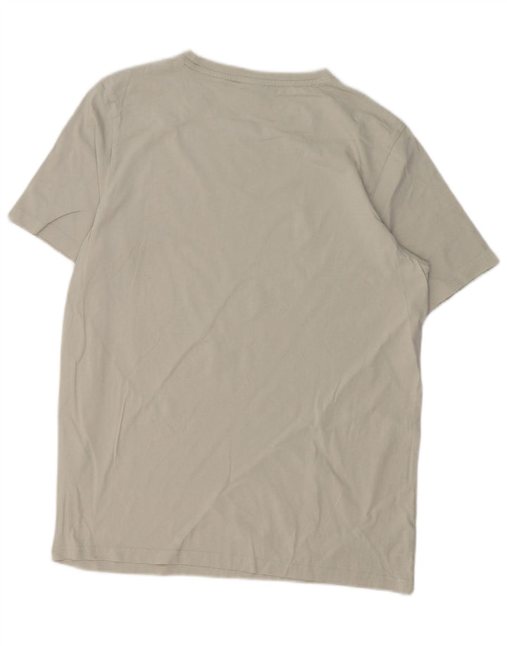 Bear - Camiseta gráfica para hombre, parte superior de algodón gris medio