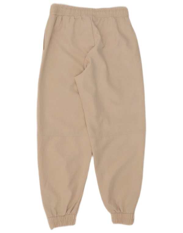 Zara Mujer Pantalones De Chándal Joggers UK 12 Medium Off White