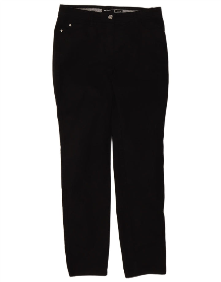 Olsen Vaqueros Slim para Mujer UK 14 Medium W30 L30 Negro