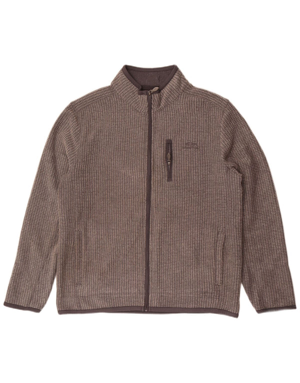 Weird Fish Chaqueta polar para hombre ES 42 XL Poliéster gris