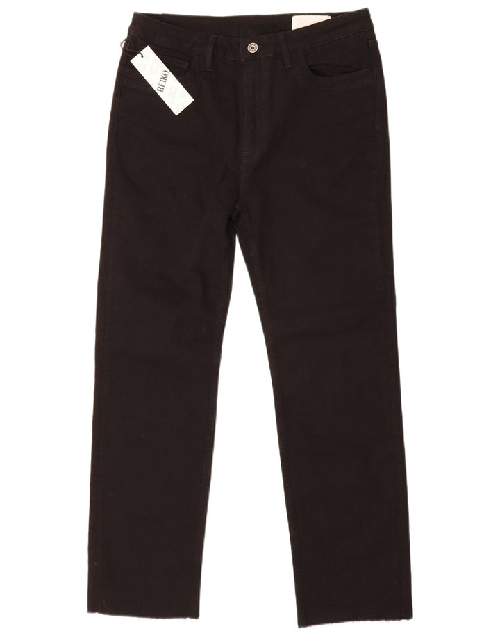 Vaqueros Reiko Mujer Rectos W30 L29 Negro Algodón