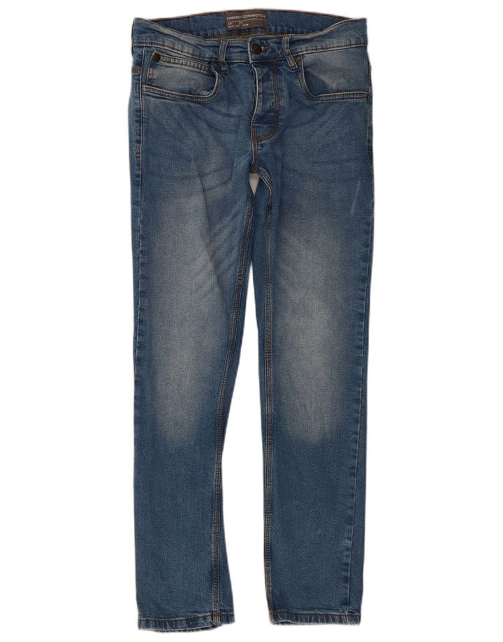 French Connection Vaqueros ajustados para hombre W30 L30 Algodón azul