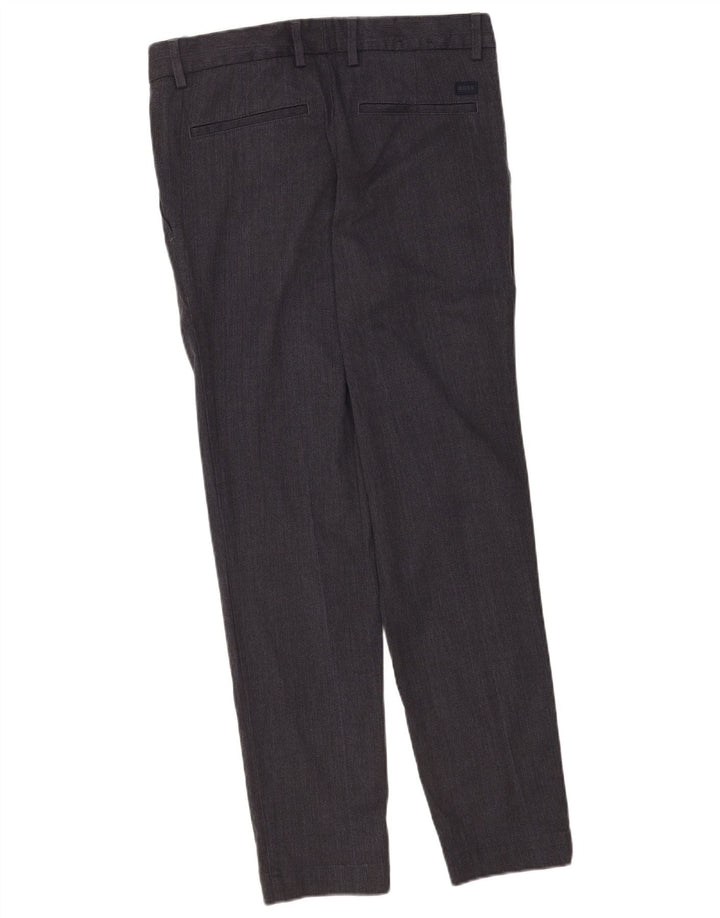 Hugo Boss Pantalón chino Kane de corte regular para hombre W30 L32 Poliéster gris