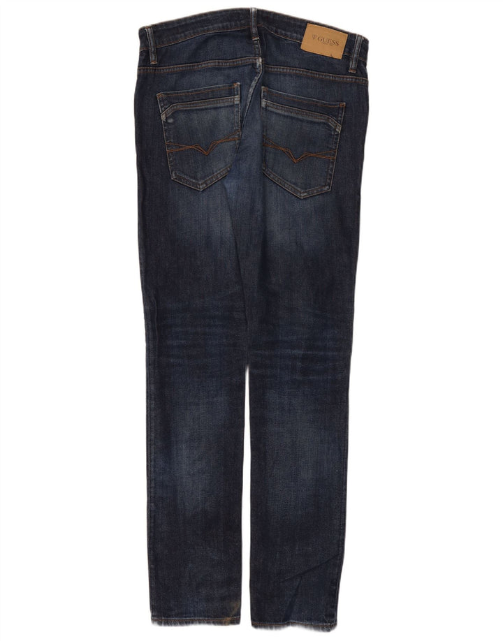 Guess Vaqueros Súper Ajustados Para Hombre W33 L32 Azul