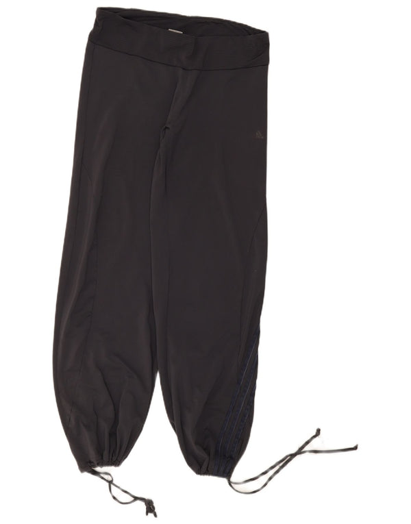 Adidas Mujer Relaxed Fit Chándal Pantalones Joggers UK 40 XL Gris Deportes