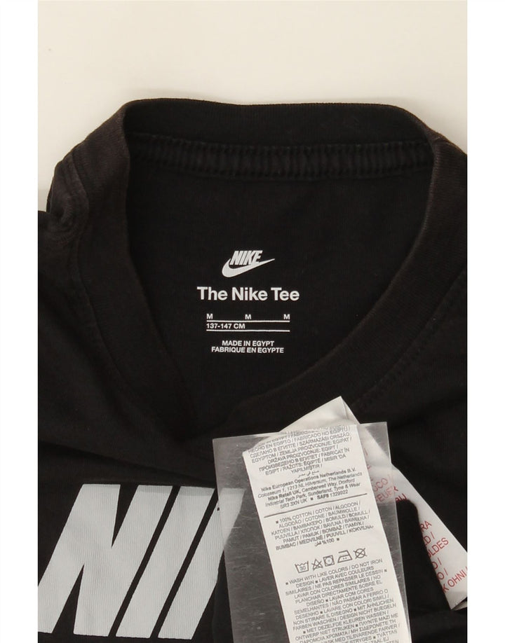 Nike Camiseta gráfica para niños 10-11 años Mediana Negro Algodón