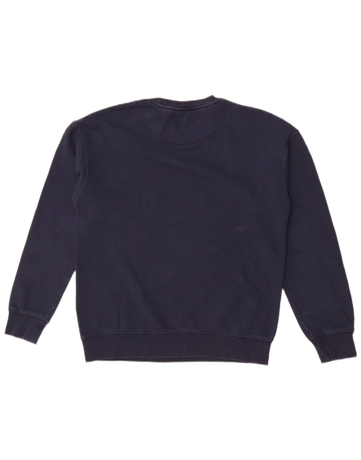 Jack & Jones Hombre Sudadera Gráfica Jumper Medium Azul Marino Algodón
