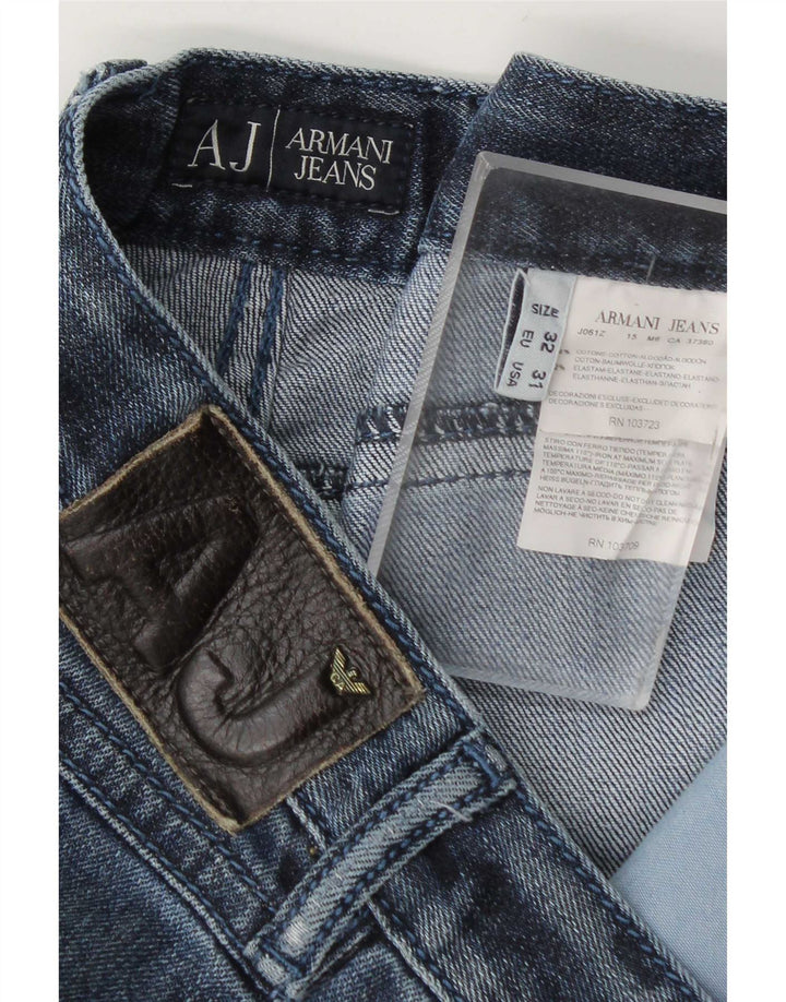 Vaqueros Armani Hombre Slim W32 L32 Algodón Azul