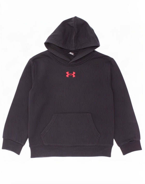Under Armour Sudadera con capucha gráfica para niños 4-5 años Algodón negro