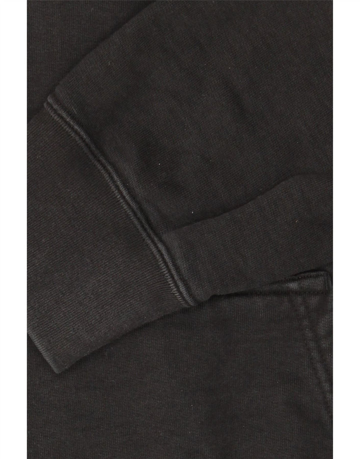 ADIDAS Hombre Sudadera con capucha Jumper Medium Negro Algodón