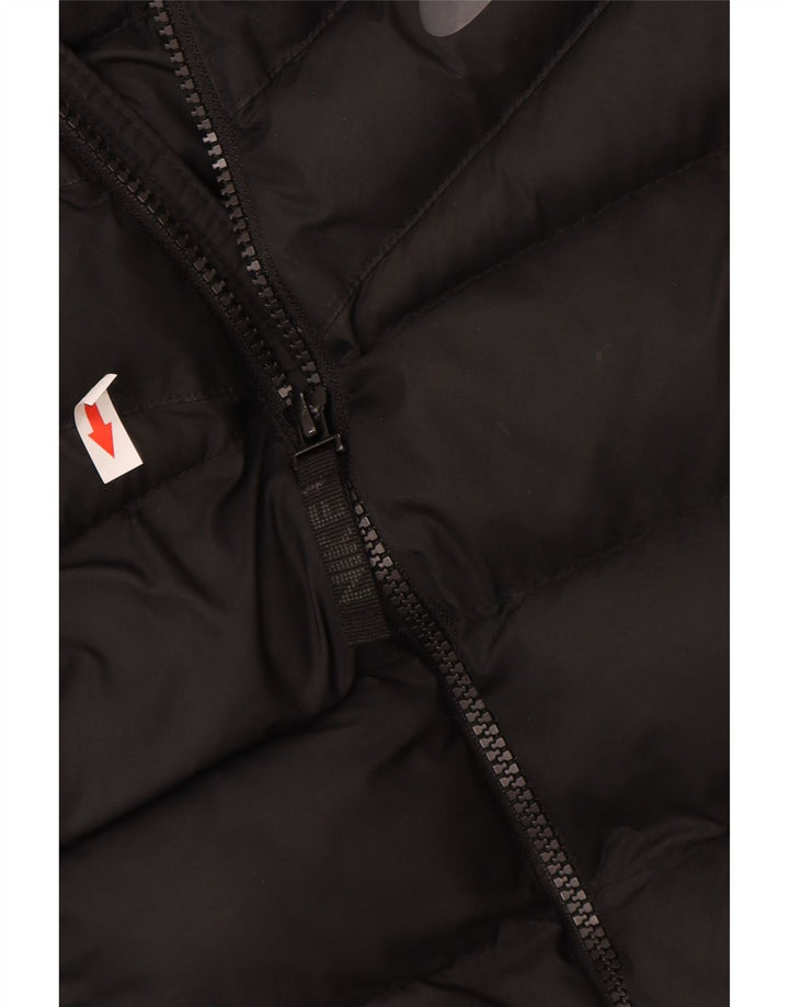 Nike Chaqueta acolchada con capucha para niño 13-14 años XL Negro Poliéster