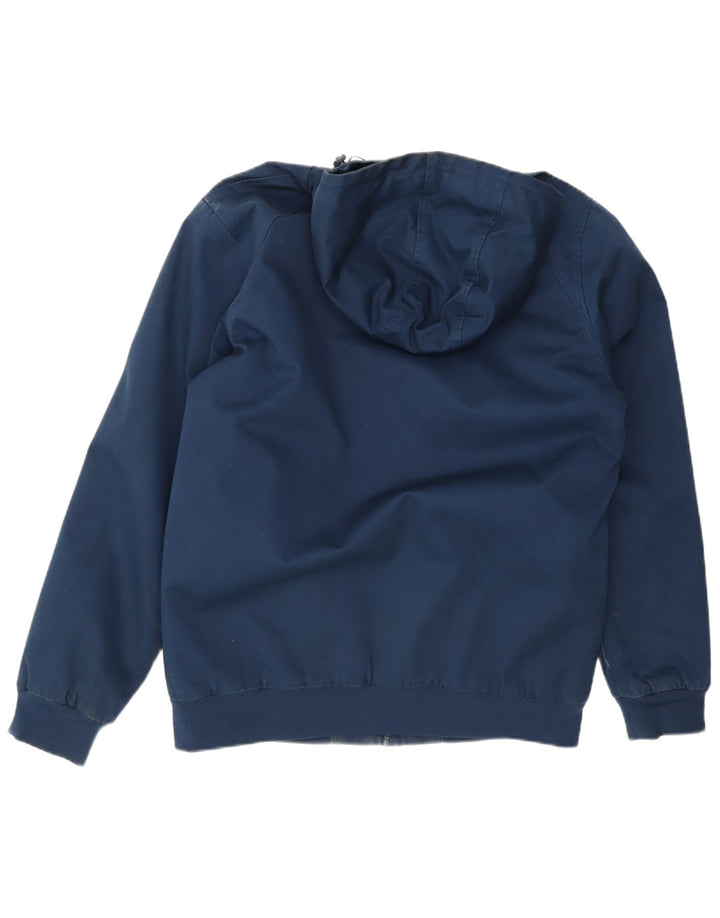 DC Chaqueta bomber con capucha para hombre Reino Unido 40 Grande Algodón azul marino