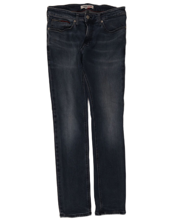 Tommy Hilfiger Vaqueros ajustados para hombre W32 L32 Algodón azul marino