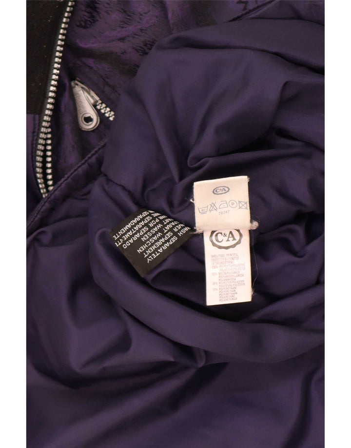 Rodeo Chaqueta Anorak extragrande con capucha para mujer UK 46 Poliéster morado grande
