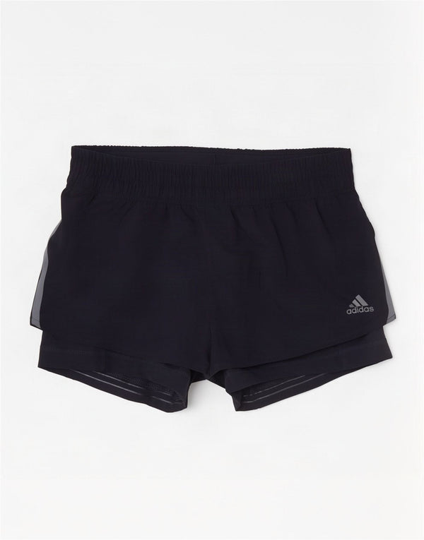 Adidas Mujer Aeroready Skort UK 8/10 Pequeño Azul Marino Poliéster