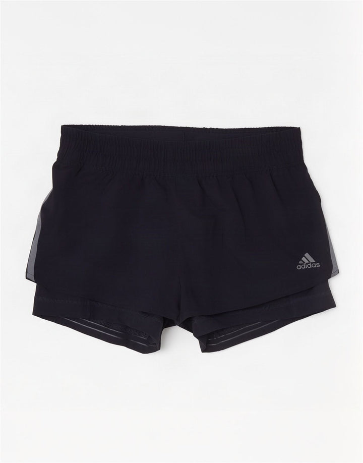 Adidas Mujer Aeroready Skort UK 8/10 Pequeño Azul Marino Poliéster