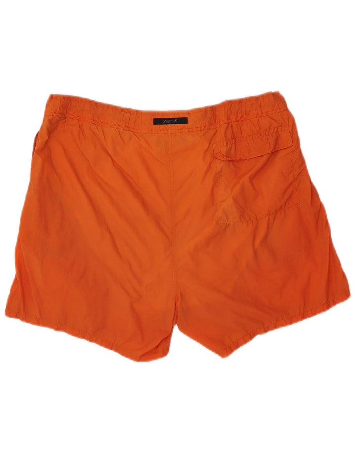 Bañador Zegna S Hombre Mediano Naranja Nylon
