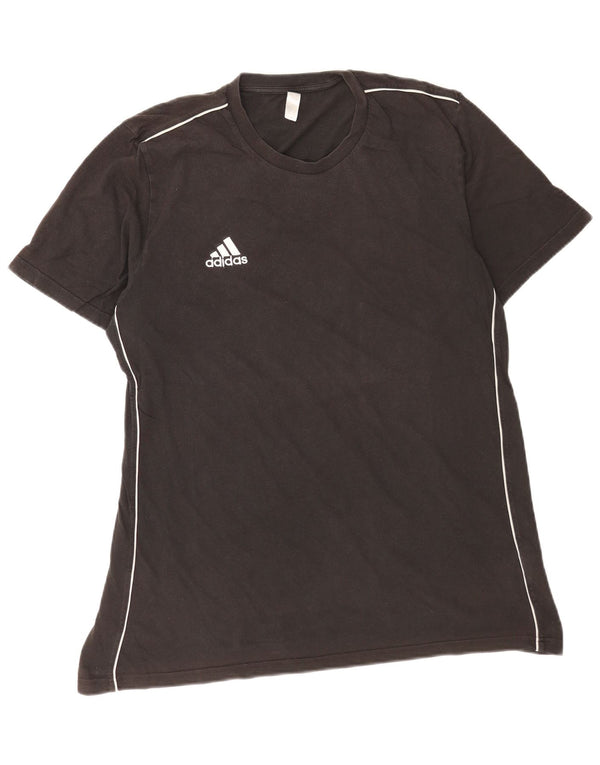 Adidas - Camiseta para hombre, talla grande, algodón negro
