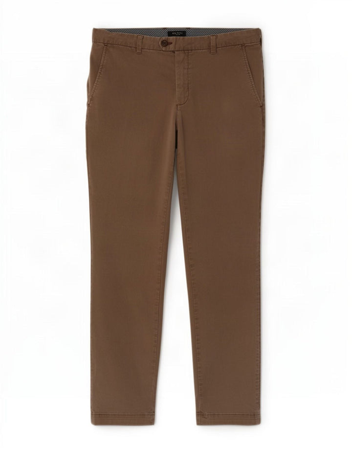 Pantalones chinos ajustados para hombre de Ted Baker W36 L30 Algodón beige