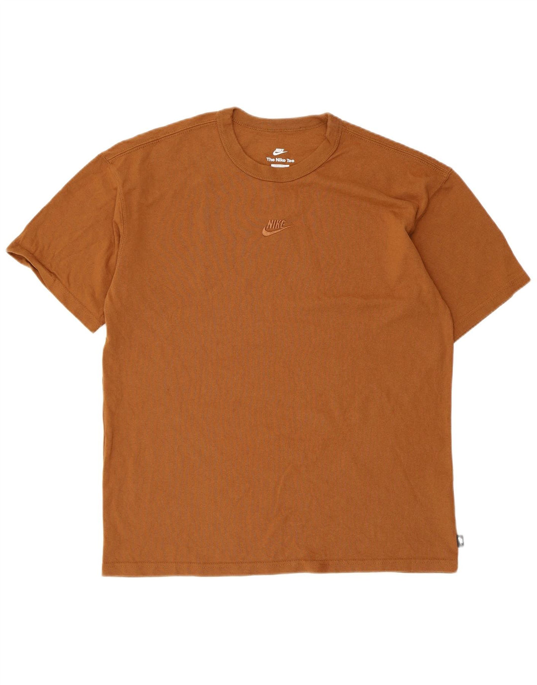 Nike - Camiseta holgada para hombre, color marrón medio, algodón