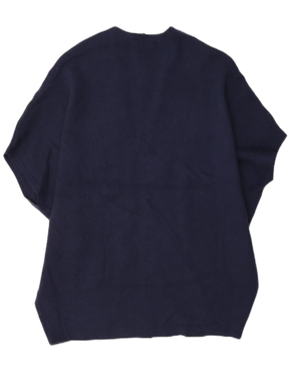 White Stuff Poncho Cárdigan para Mujer UK 40 Medio Azul Marino Poliéster