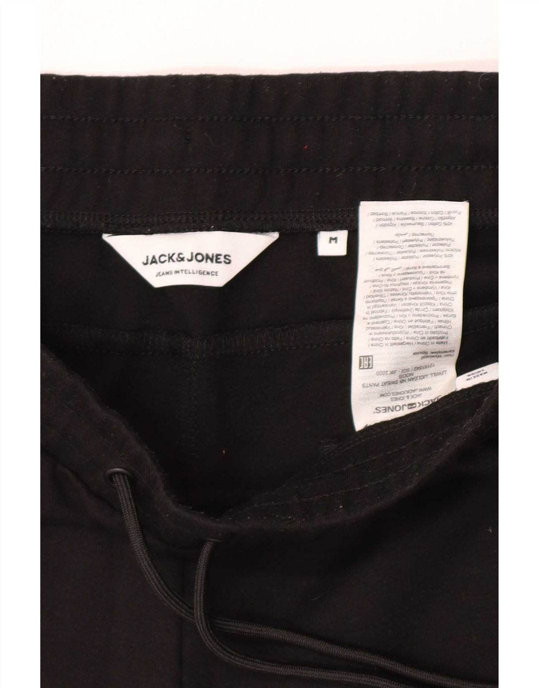 Jack & Jones Hombre Pantalones De Chándal Joggers Medium Negro Poliéster
