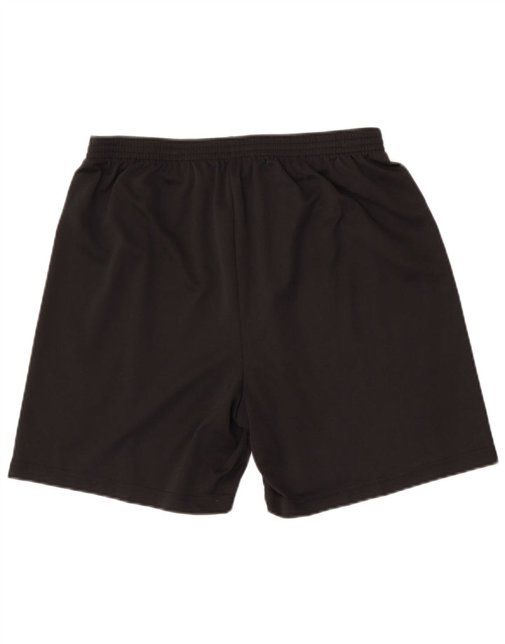 Errea - Pantalones cortos deportivos para hombre, talla grande, poliéster negro