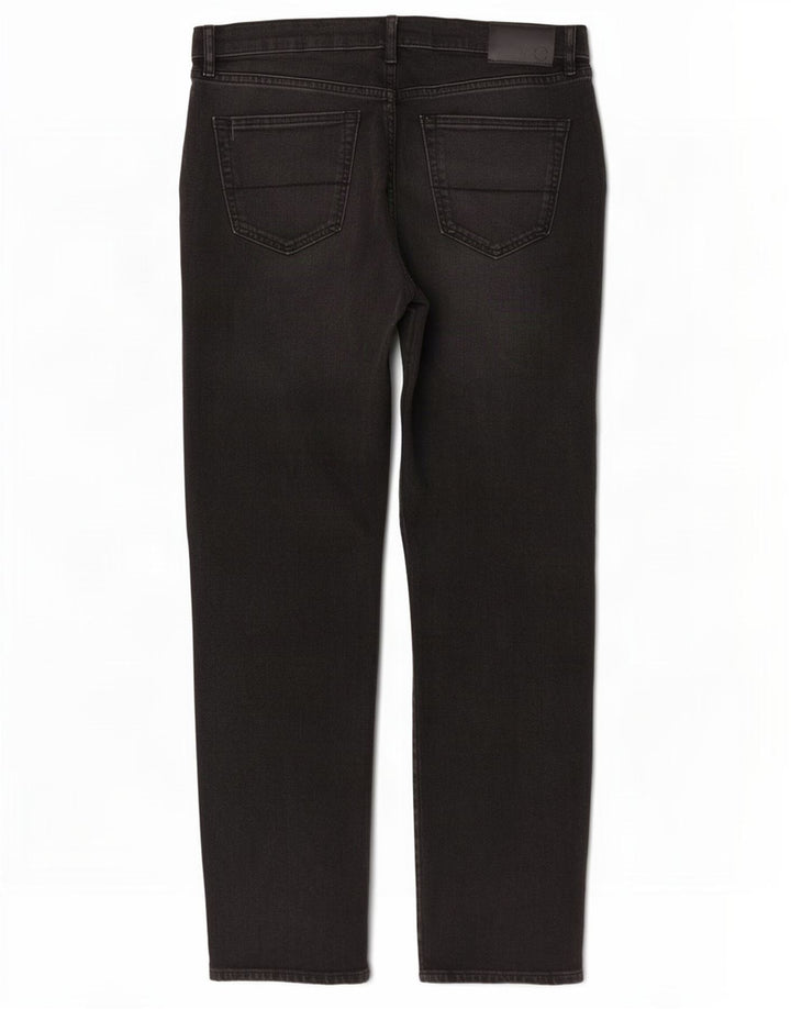 Marks & Spencer Vaqueros cónicos para hombre W38 L33 Algodón negro