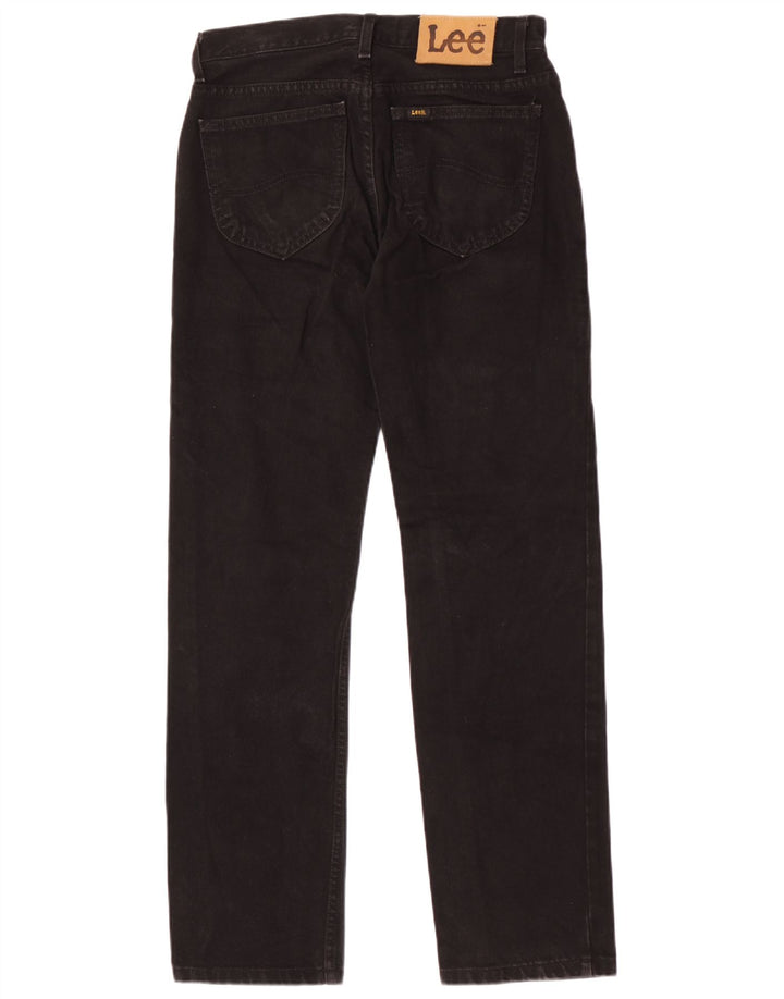 Vaqueros rectos Lee para hombre W30 L32 Algodón negro