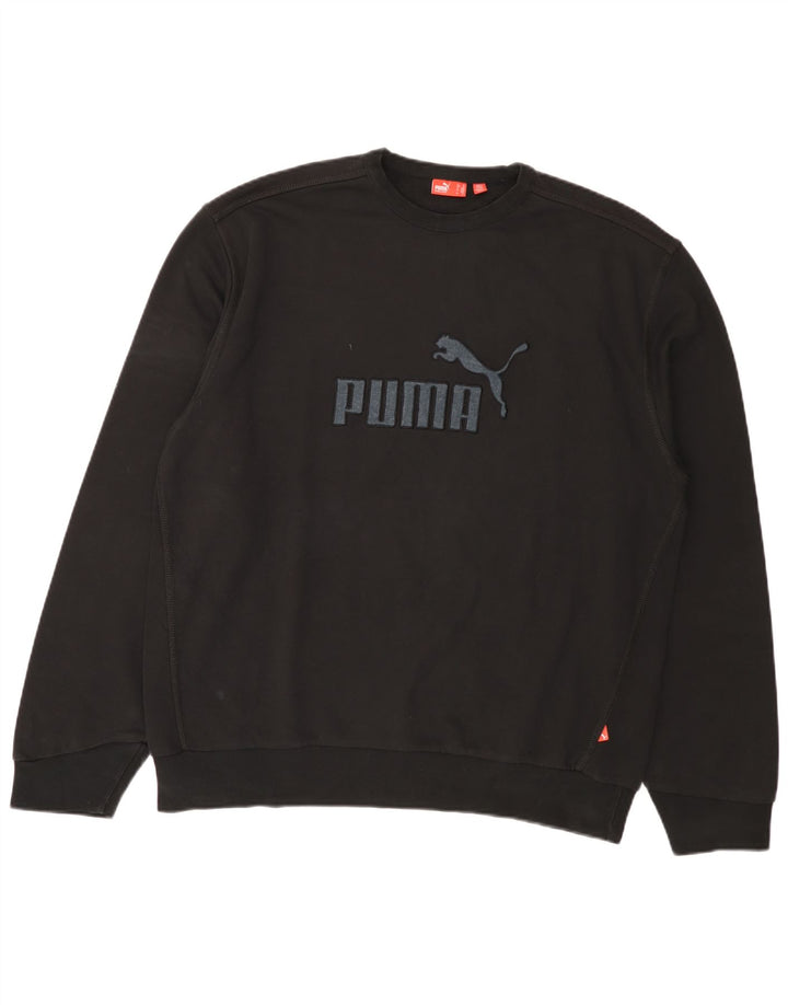 Puma Hombre Sudadera Gráfica Jumper XL Negro