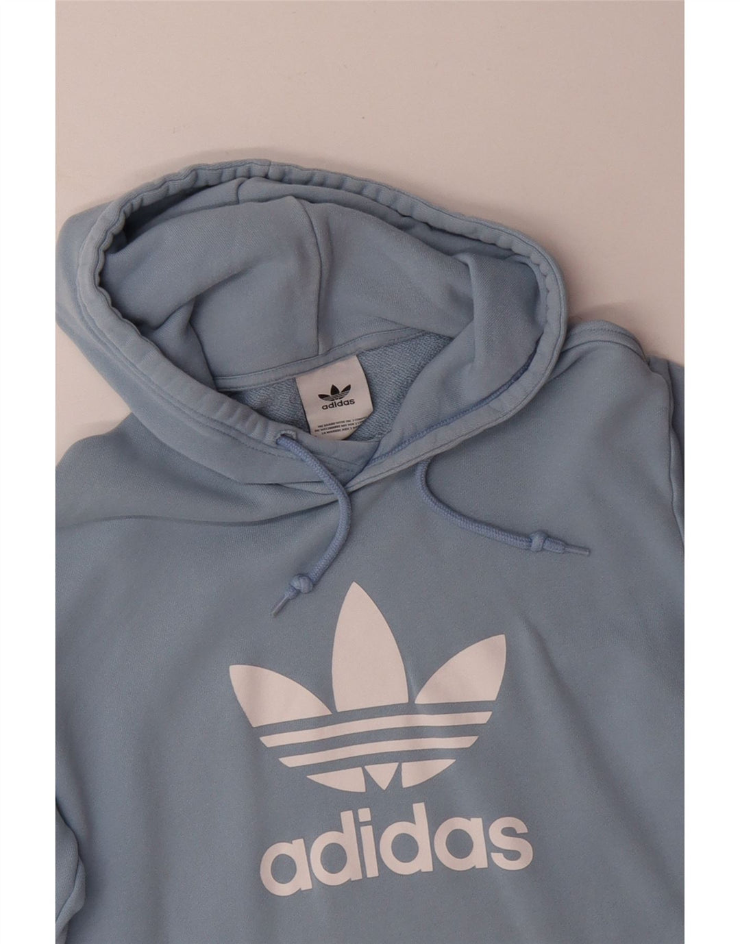 ADIDAS Hombre Graphic Sudadera con capucha Jumper Algodón azul medio