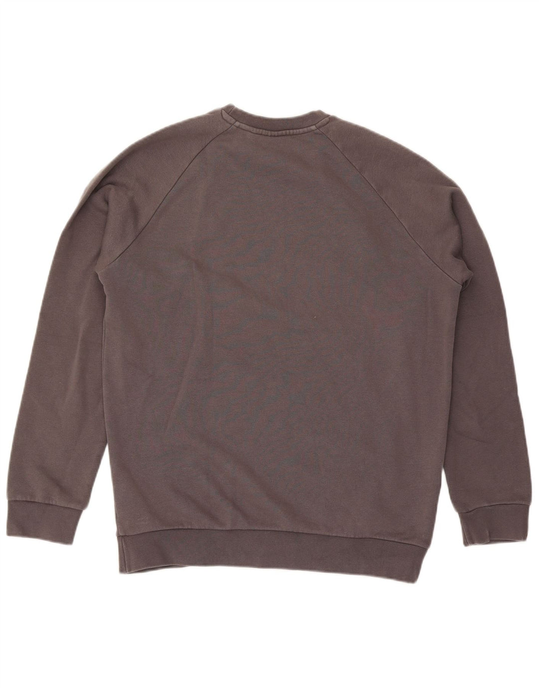 Adidas Hombre Sudadera Jumper Gris Medio Algodón