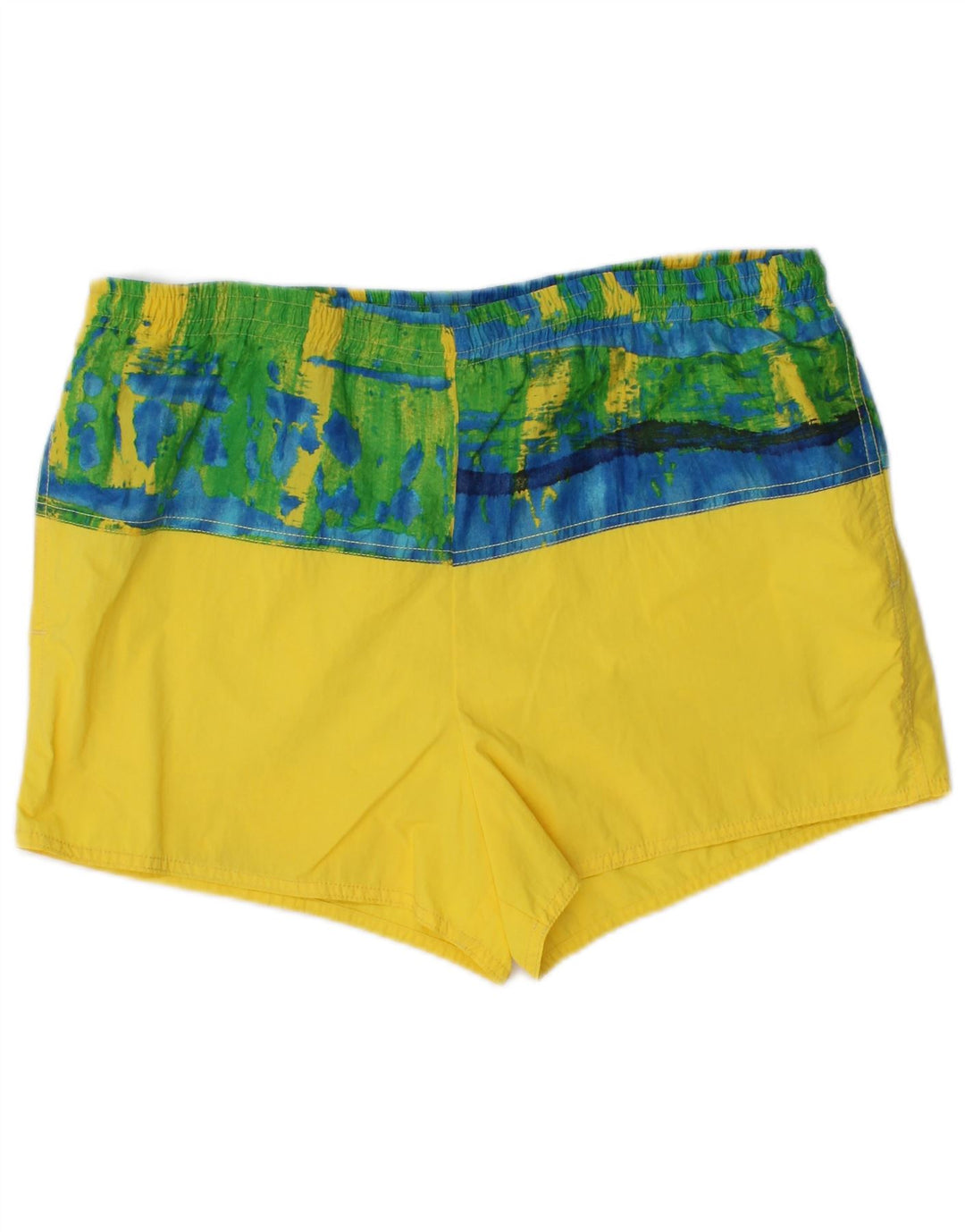 OCEANO Bañador Hombre IT 48 Poliamida Color Block Amarillo Medio