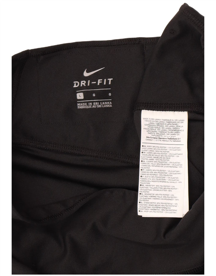 Nike Leggings Dri Fit para mujer UK 44 Grande Poliéster negro