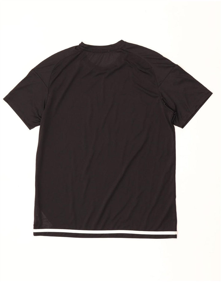 JAKO Hombre Camiseta Top Large Negro Colorblock Poliéster