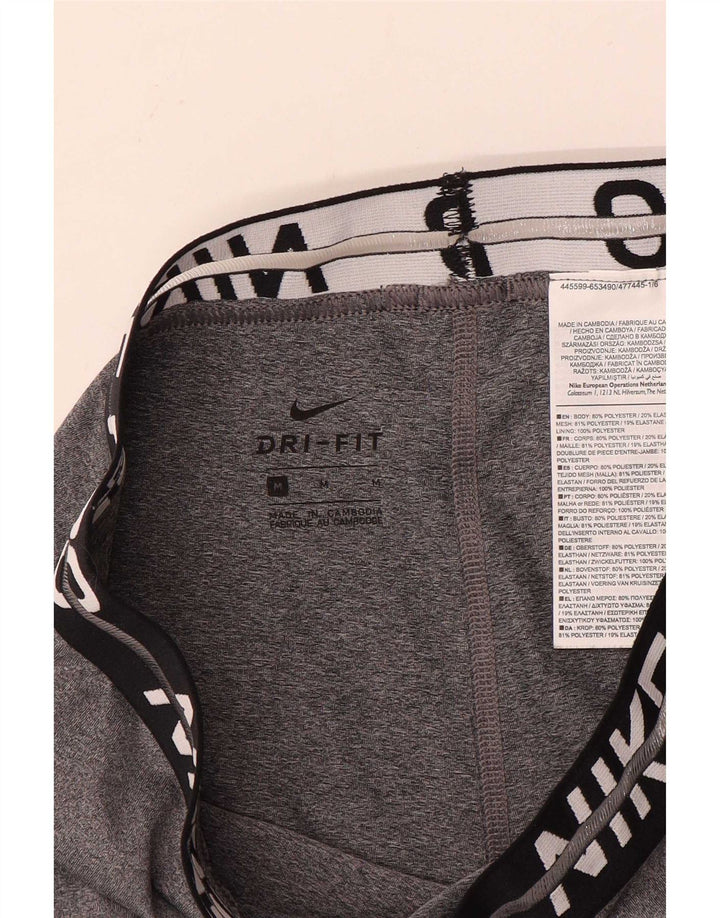 Leggings Nike Dri Fit Graphic para mujer, talla 44, color gris medio