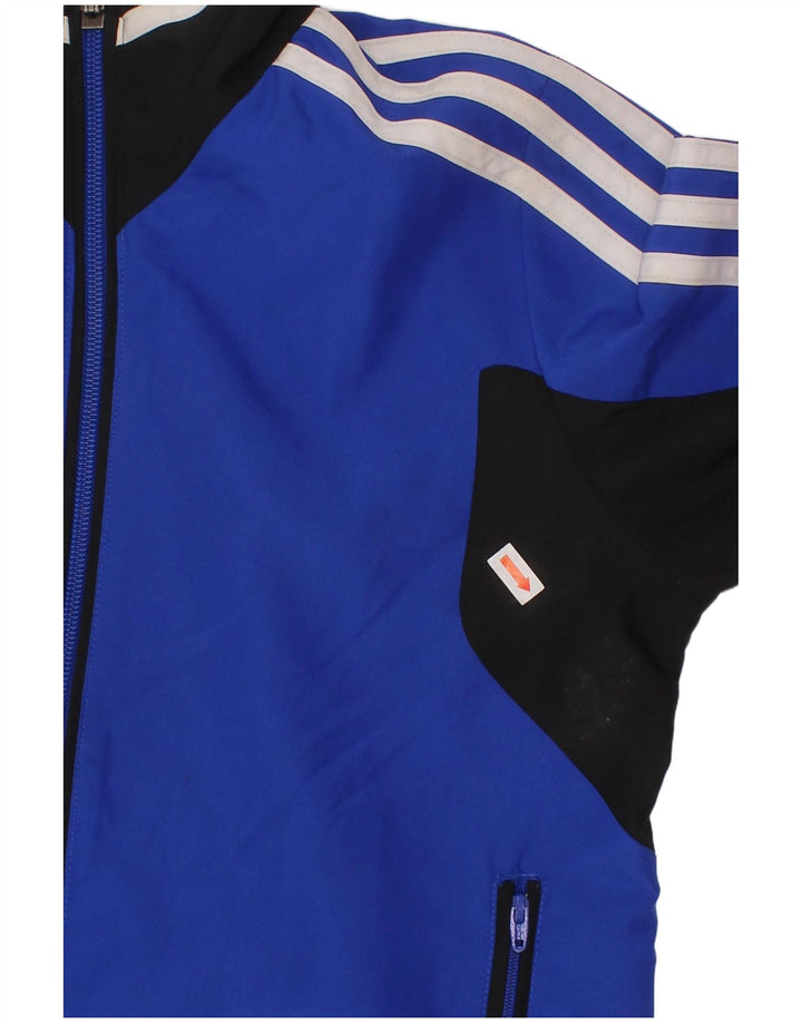 ADIDAS Chaqueta de chándal para niño 7-8 años Azul Colorblock Poliéster