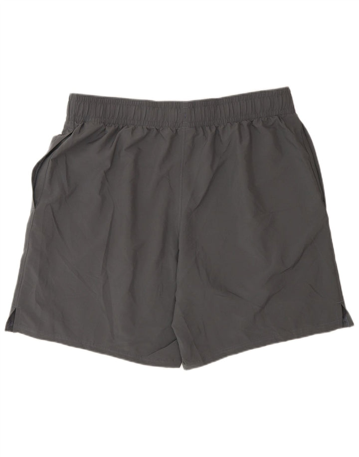 Under Armour Pantalones cortos deportivos regulares con gráfico para hombre XL Poliéster gris