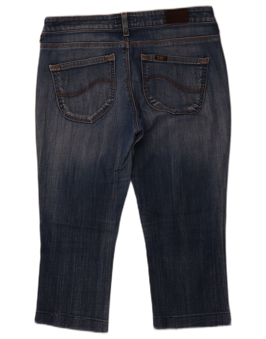 Vaqueros recortados Norma para mujer LEE W30 L19 Algodón azul