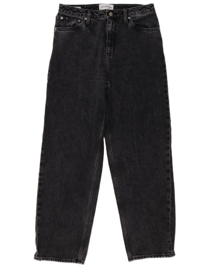 Vaqueros rectos Calvin Klein para mujer W29 L31 Gris