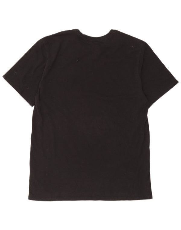 Nike Camiseta Dri Fit Graphic para Hombre Top XL Algodón Negro