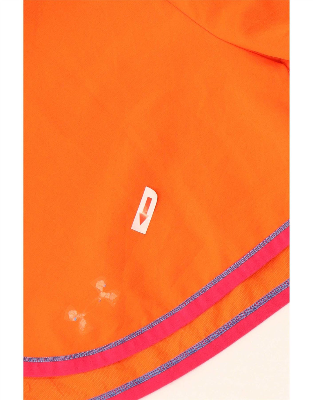 Under Armour Pantalones cortos deportivos para mujer UK 8 Small Naranja Poliéster a rayas