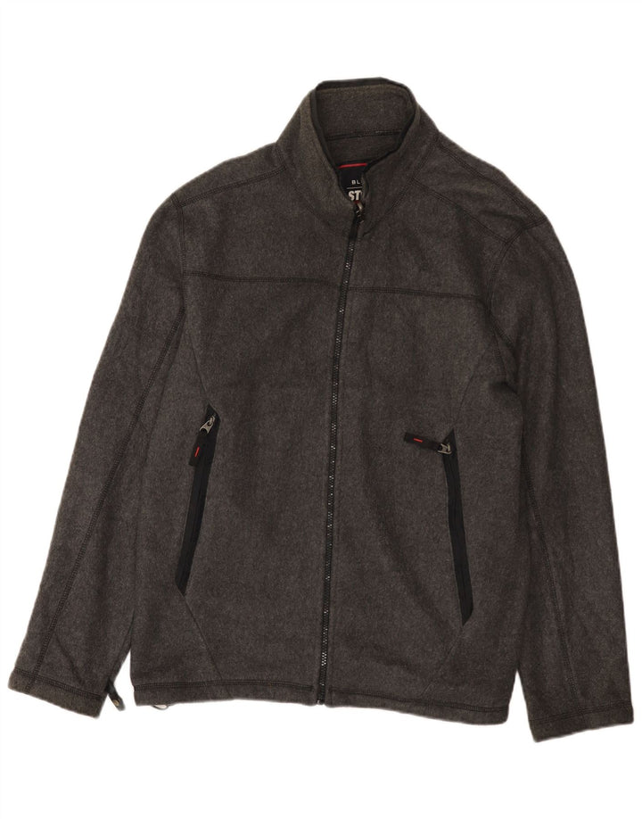 Marks & Spencer Chaqueta polar para hombre UK 38 Poliamida gris medio