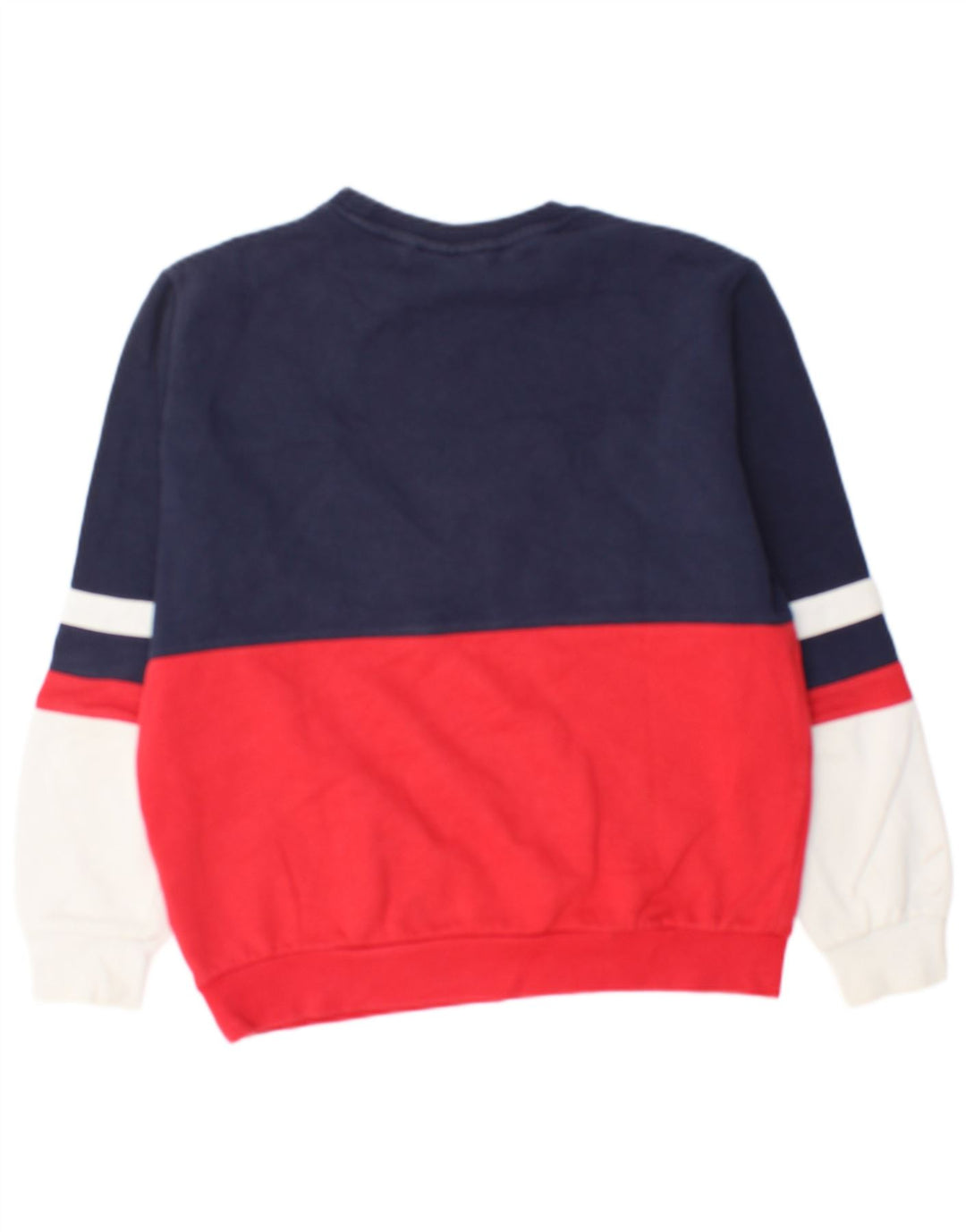 Fila Hombre Graphic Sudadera Jumper Small Multicolor Colorblock Algodón