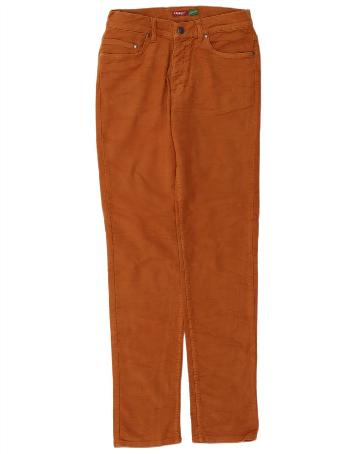 CARRERA Pantalones casuales elásticos delgados para hombre W36 L34 Marrón